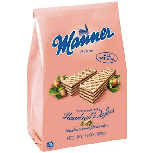 Manner Cream Filled Hazelnut Wafers in Bag