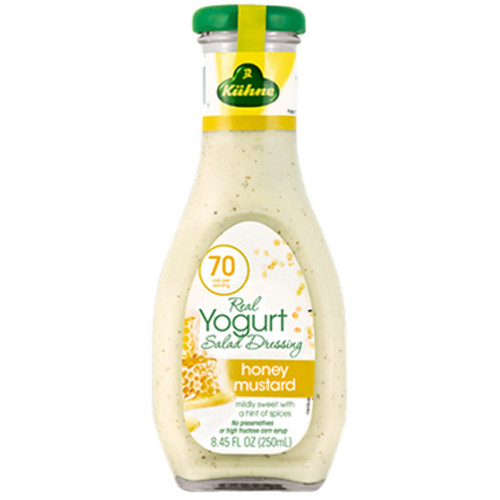 Kuehne Real Yogurt Salad Dressing Honey Mustard - 8.45 oz.