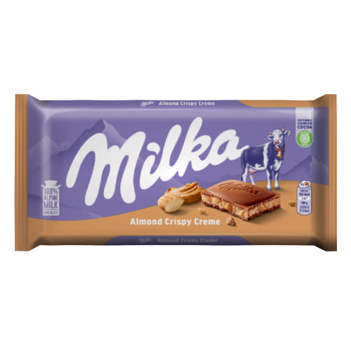 Milka Almond Crispy Creme