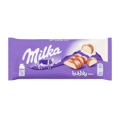 Milka Bubbly White