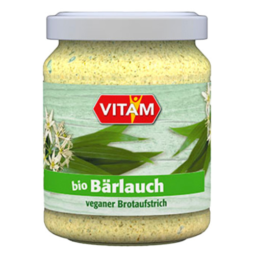 Vitam "Bärlauch Butter" Organic Sunflower Seed & Ramps Spread, 4.4 oz