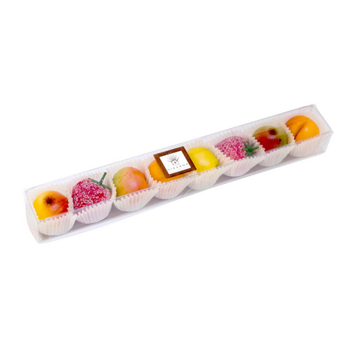 Nirvana Fruit  Marzipan 8/pc box, 4.23 oz