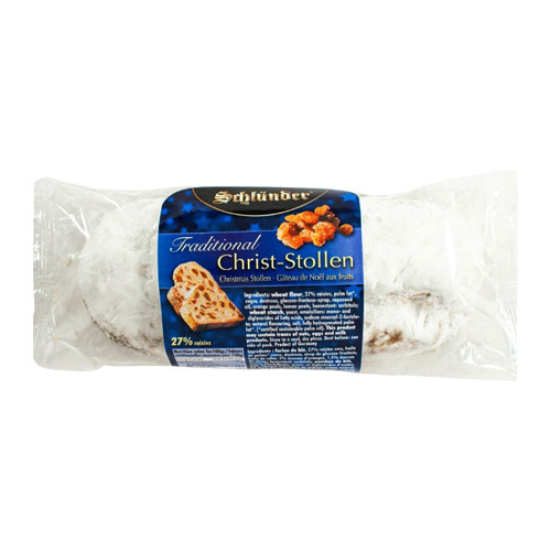 Schluender Traditional Christmas Stollen, in Cello, 17.5 oz
