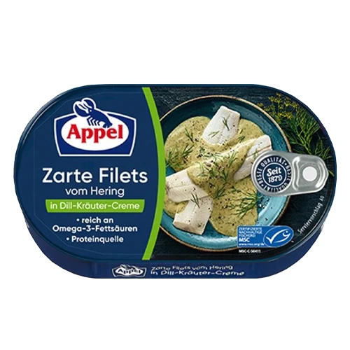 Appel Zarte Filets in Dill Krauter Creme