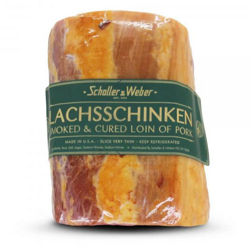 Schaller & Weber "Lachsschinken" Pork Loin Ham, 2 lbs