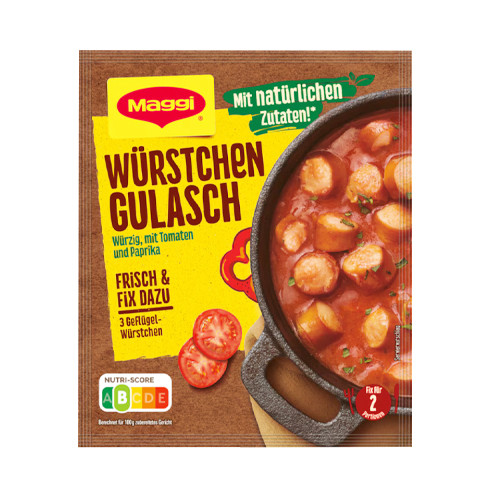 Maggi Wurstchen Gulasch