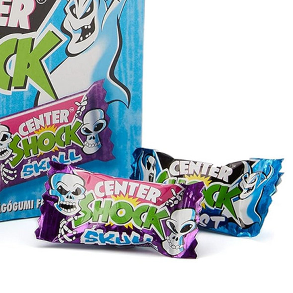 Center Shock "Scary Mix" Sour Chewing Gums, 10 pieces, 1oz