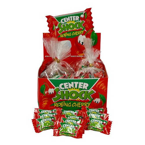 Center Shock Rolling Cherry Chewing Gum