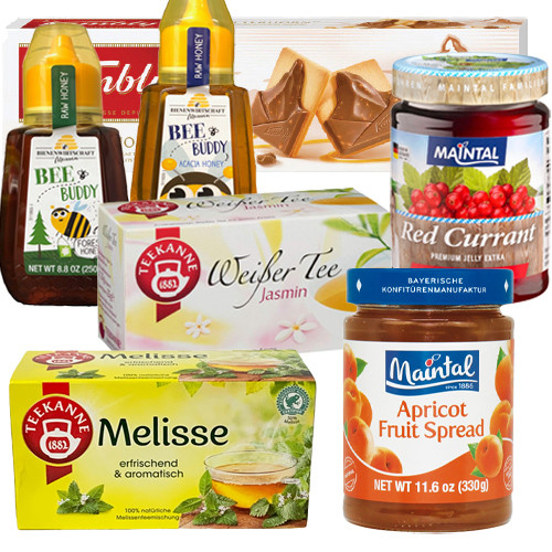 The Taste of Germany Honey Jam Tea Collection, 7pc - FREE SHIPPING