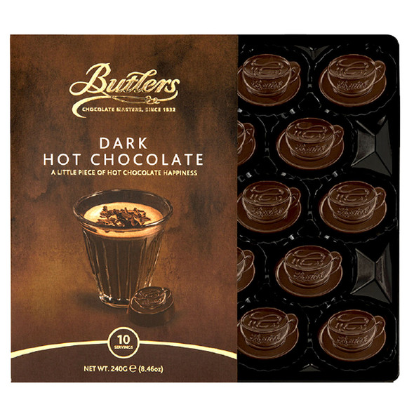 Butlers Hot Cocoa Meltaways, Dark Chocolate, 8.46 oz