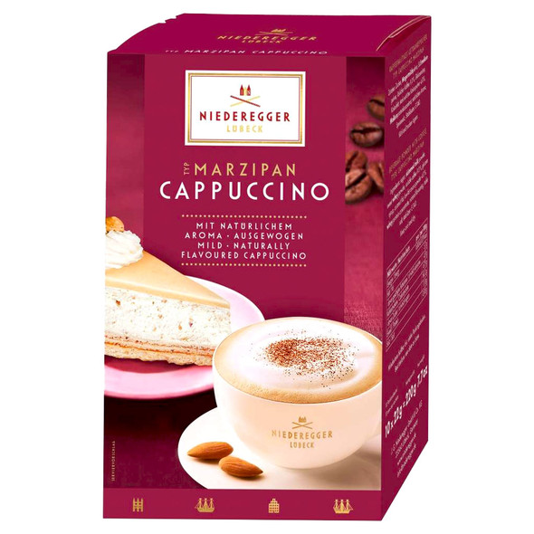 Niederegger Hot Marzipan Cappuccino, 10 bags
