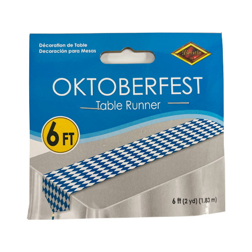 Blue White Bavaria Table Runner