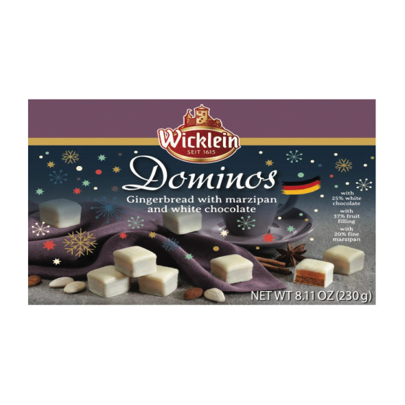 Wicklein White Chocolate Domino Steine