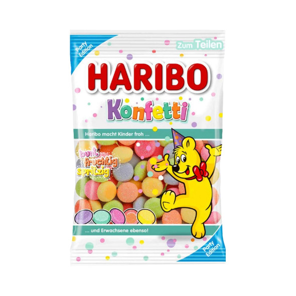 Haribo "Konfetti" Fruit Gummies Made in Germany