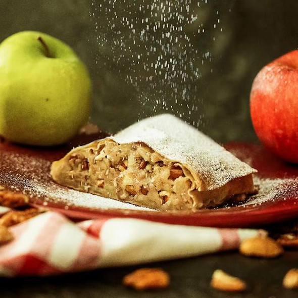 The Taste of Germany "Little Austria" Apple Strudel with Pecans, pack of 4