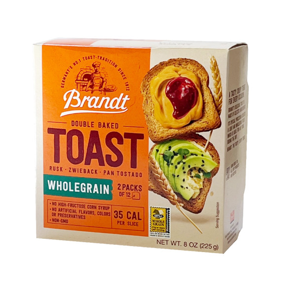 Brandt Double Baked Wholegrain Toast "Zwieback"