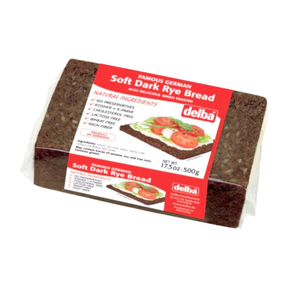 Delba Soft Dark Rye Bread