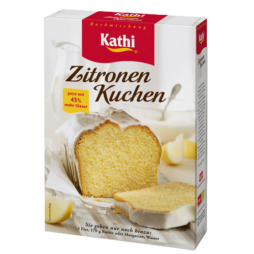 Kathi German Lemon Pound Cake with Citrus Glaze Baking Mix, 16.2 oz