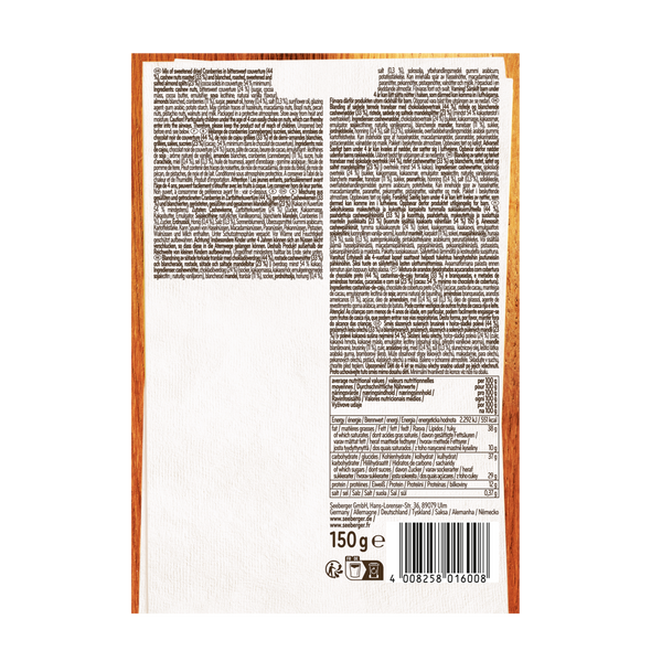 Seeberger Choco Cranberry & Nuts Snack Mix, 150g (5.3oz)