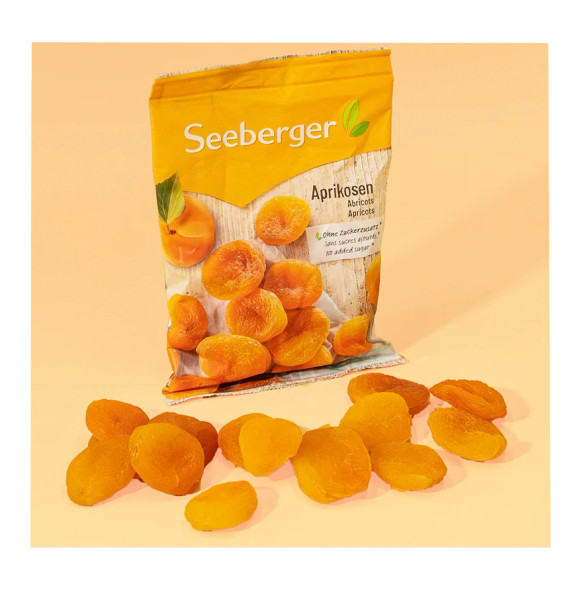 Seeberger Soft Apricots Natural Fruit Snack, 200g