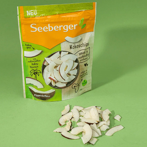 Seeberger Coconut Chips Natural Snacks, 110g