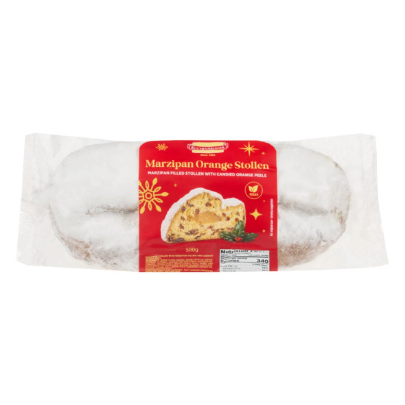 Kuchenmeister Festive Marzipan Orange Stollen