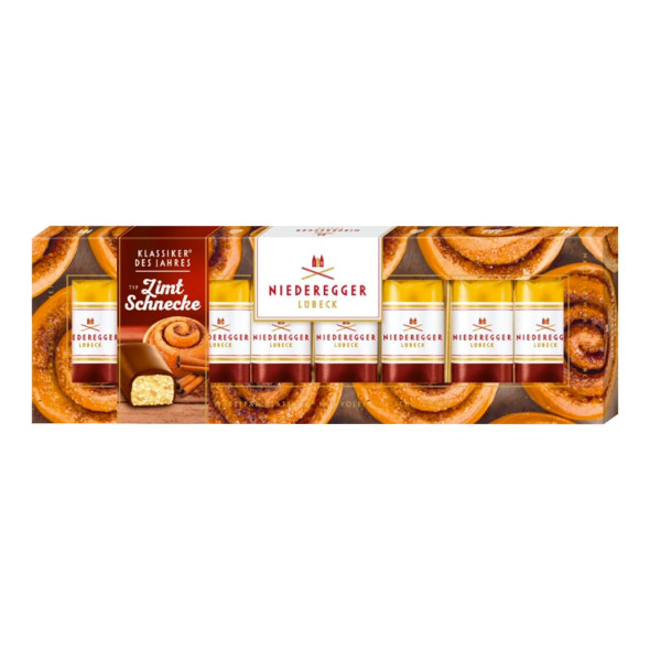 Niederegger Classic Cinnamon Roll Marzipan Pralines in Gift Box