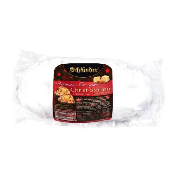 Schluender Marzipan Christmas Stollen Cellophone