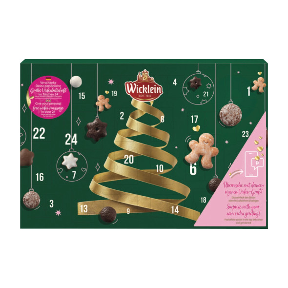 Wicklein Advent Calendar Assorted Gingerbread