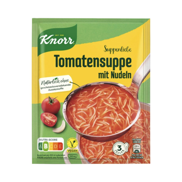 Knorr Tomato Soup with Noodles
