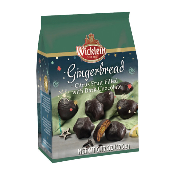 Wicklein Dark Chocolate Coated Gingerbread with Citrus Fruit Filling