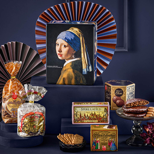 Lebkuchen Schmidt Vermeer Art Chest, Assorted Nuremberg Lebkuchen