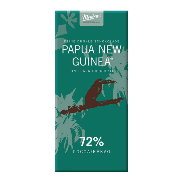 Meybona Papua New Guinea "Trinitario" Artisanal Chocolate Bar, 72% Cocoa,100g