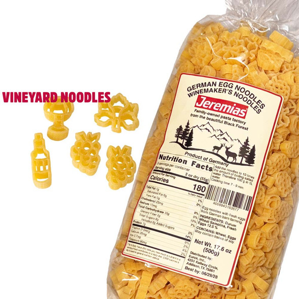 Jeremias German "Vineyard" Egg Noodles, 500g