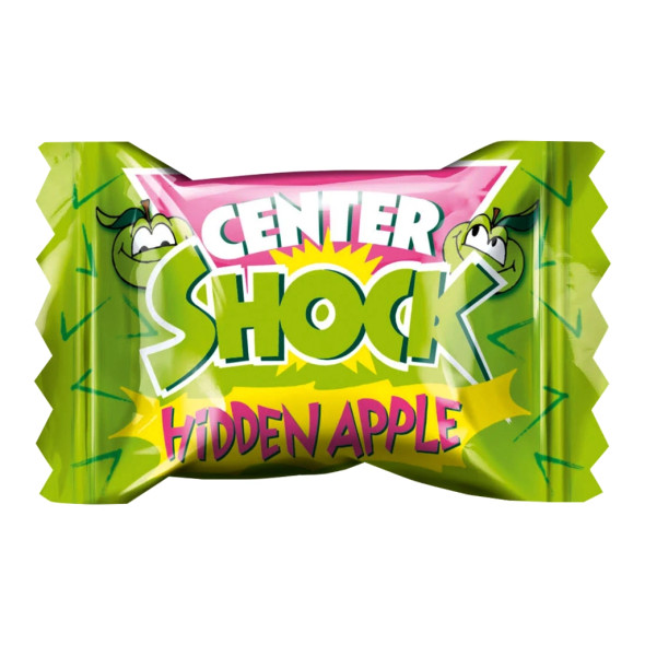 Center Shock Hidden Apple Sour Chewing Gums