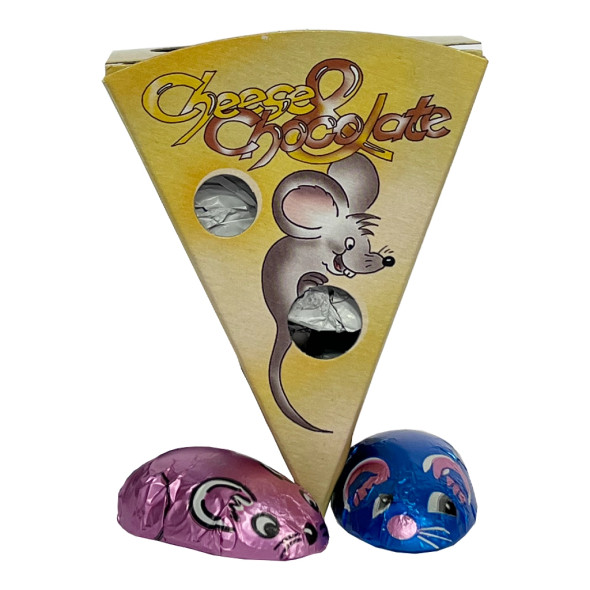 Storz Milk Chocolate Mini Mice in Cheese Wedge