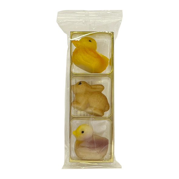 Funsch Marzipan Easter Chicks Bunny in tray