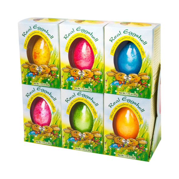 Gut Springenheide Spring Starlight Real Easter Egg Filled With Hazelnut Chocolate Truffle, 1.7 oz