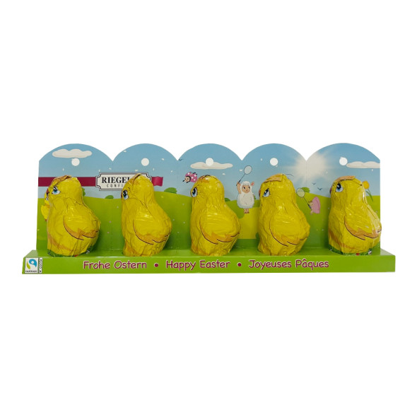 Riegelein Little Chicks Easter Parade, Set of 5, 2.19 oz