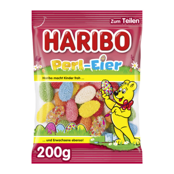 Haribo "Perl Eier" Easter Gummies with Sugar Pearls