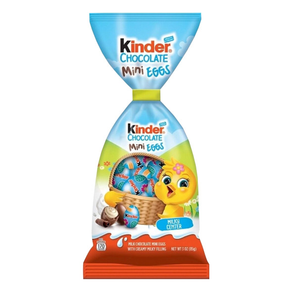 Kinder Chocolate Mini Eggs with creamy milk filling