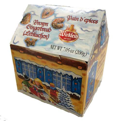 Wicklein Chocolate Gingerbread and Sprinkles in Winter House Box 7.0 oz. - BB