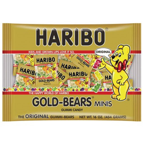Haribo Gold Bear Mini Bags 16 oz. (Approx 42 pc.)