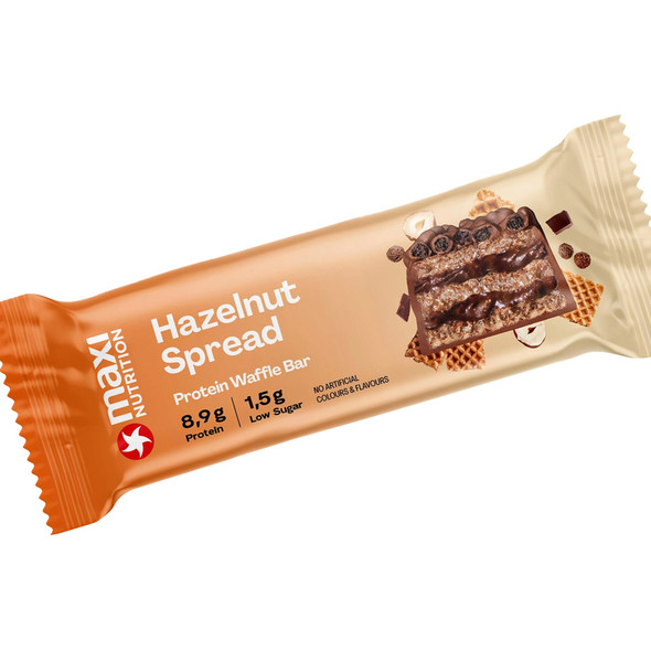 Maxi Nutriton Hazelnut Spread Protein Waffle Bar, 39g
