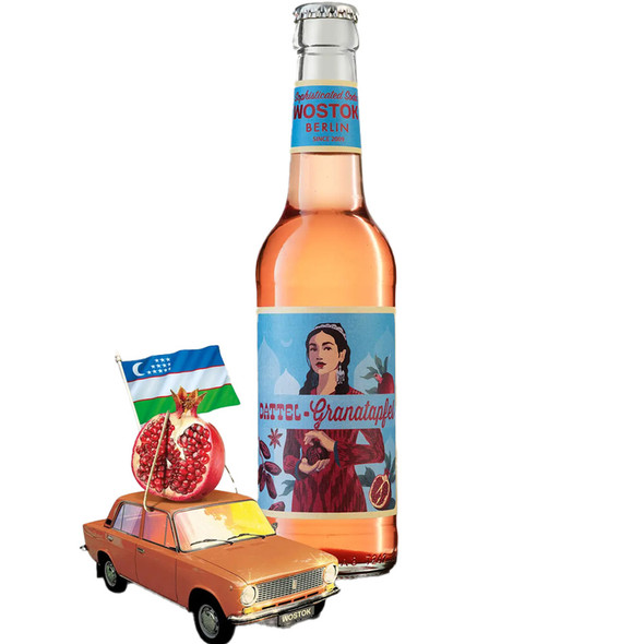 Wostok Date Pomegranate Berlin Craft Soda, 330ml