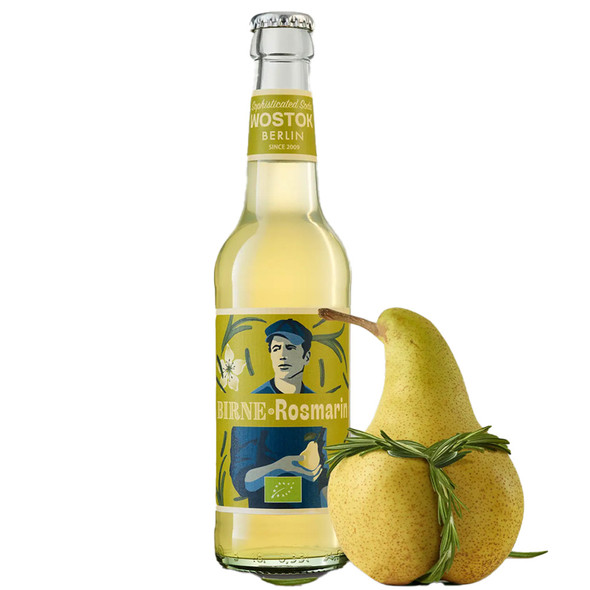 Wostok Pear Rosemary Berlin Craft Soda, 330ml