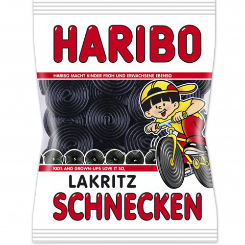 Haribo Rotella "Schnecken" Licorice Wheels in Bag