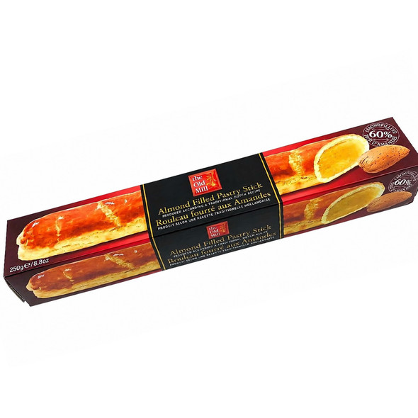 The Old Mill Dutch "Amandelstaaf" All-Butter Almond Pastry Log,  8.8 oz