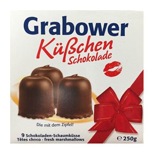 Topkuss Dark Chocolate Marshmallow Kisses 9 pc. 8.8 oz Extra Large