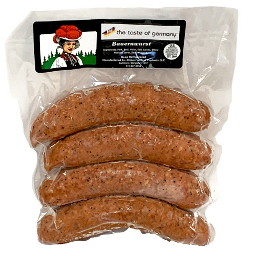 Binkert's "Bauernwurst" Smoked Pork and Beef Sausages,  1lbs.